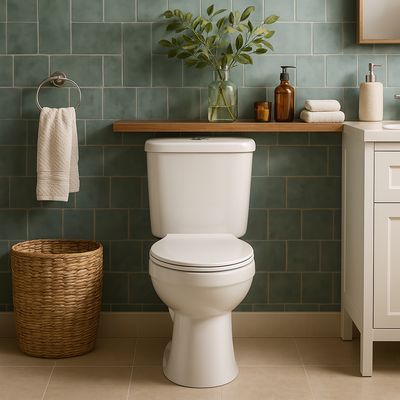 Imagen 2 del producto Wc Two piece a Piso 30,5 cm 14 Litros Granada Blanco