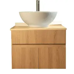 TEBISA - Mueble Vanitorio Roble Bardolino 80x66.5x52 cm