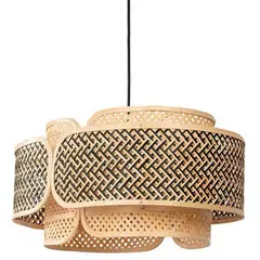 LUP - Lámpara Colgante Phuket Bambú Beige 18 53 cm