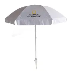 NATIONAL GEOGRAPHIC - Quitasol Protección UV/Anclaje PVC 1.45x1.45 metros Blanco