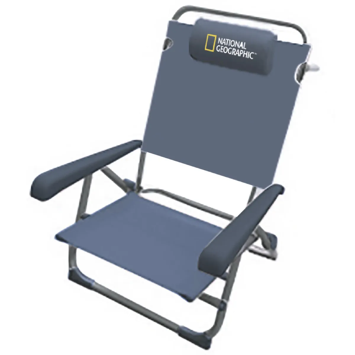 NATIONAL GEOGRAPHIC - Silla Plegable Playa 60.5x9x72.5 cm Azul