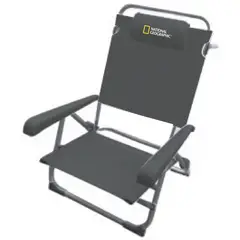 NATIONAL GEOGRAPHIC - Silla Playa Plegable 60.5x9x72.5 cm Negro