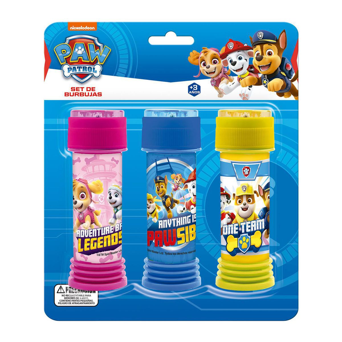 PAW PATROL - Burbujas Personajes Paw Patrol