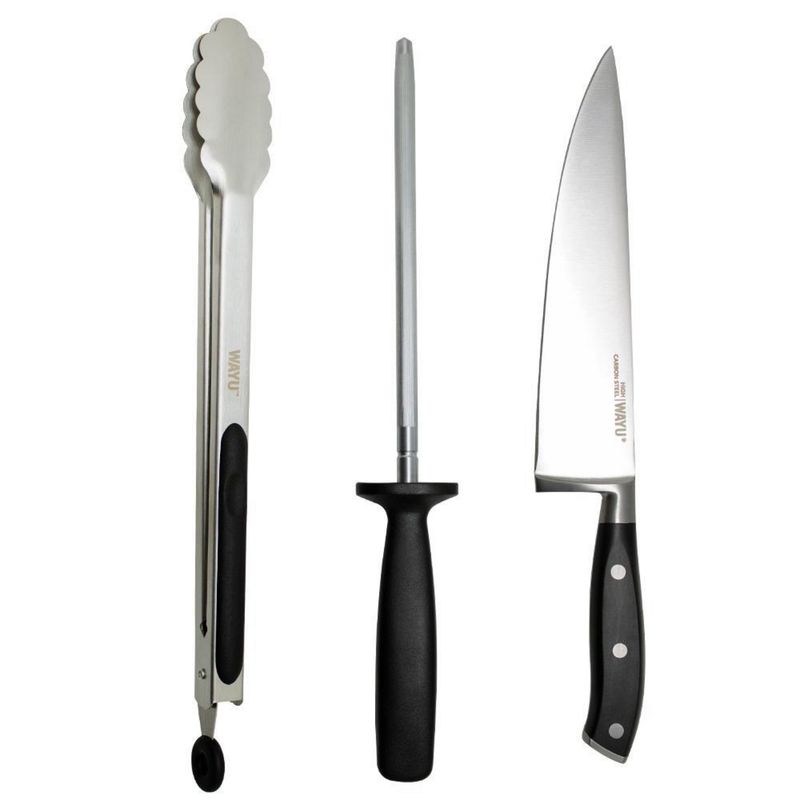 WAYU - Set parrillero 3 piezas con funda