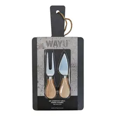WAYU - Set aperitivo tabla piedra pizarra