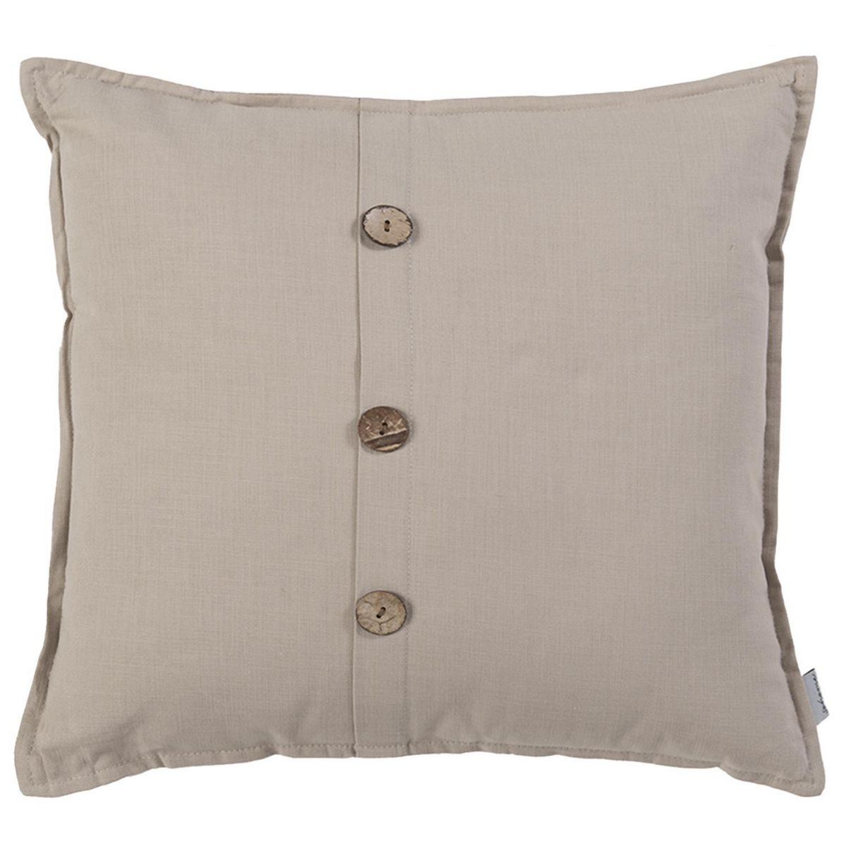 SOHOME - Cojín Boton Camel 50x50 cm