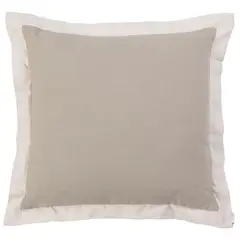 SOHOME - Cojín Borde Camel 45x45 cm