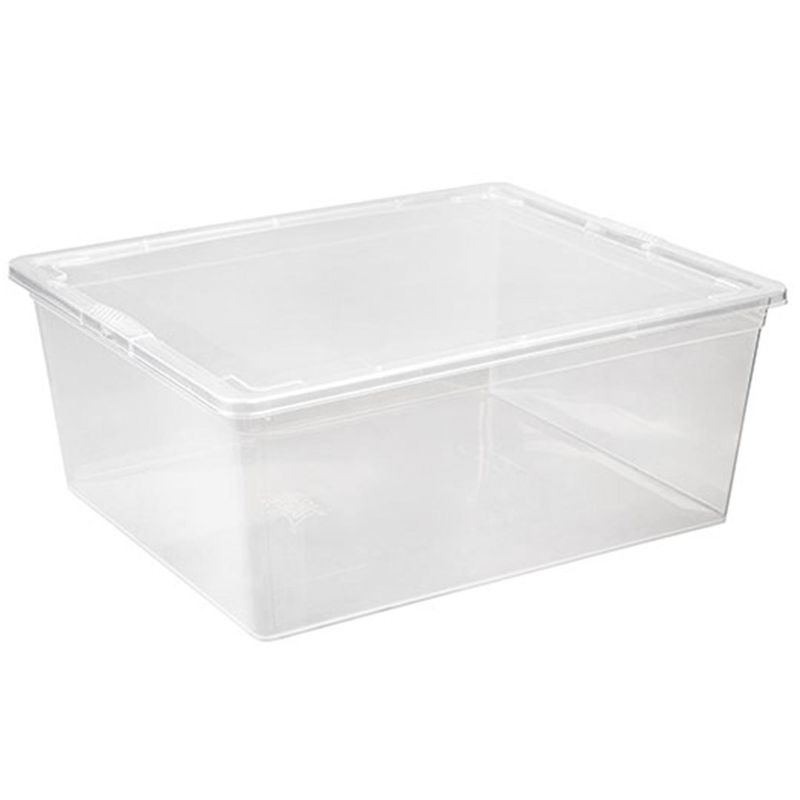 CASA BONITA - Caja 34.8x16.8x42.2 cm 19 l Transparente