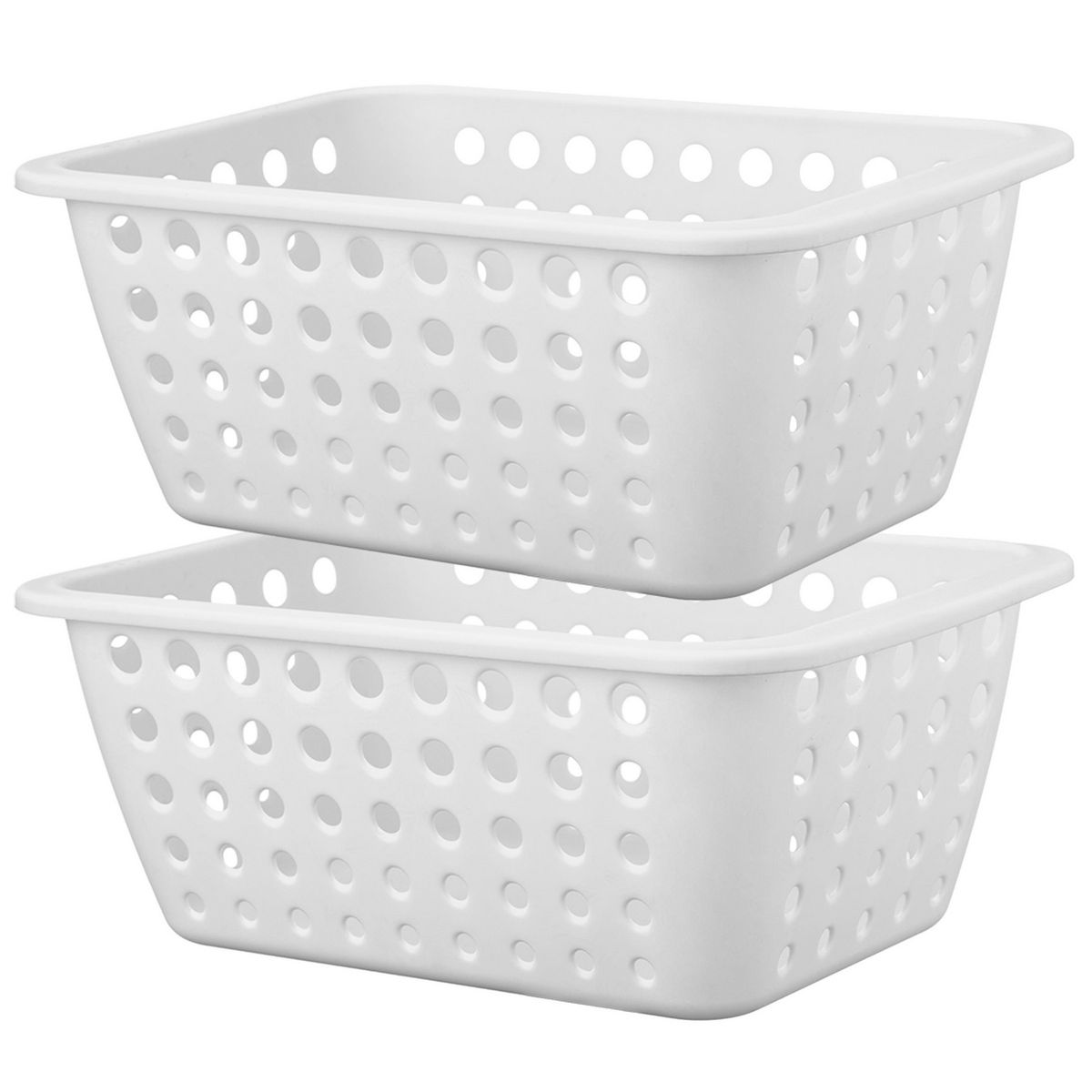 JUST HOME COLLECTION - Canastilla 21x12.4x30.7 cm 5.2 l Transparente