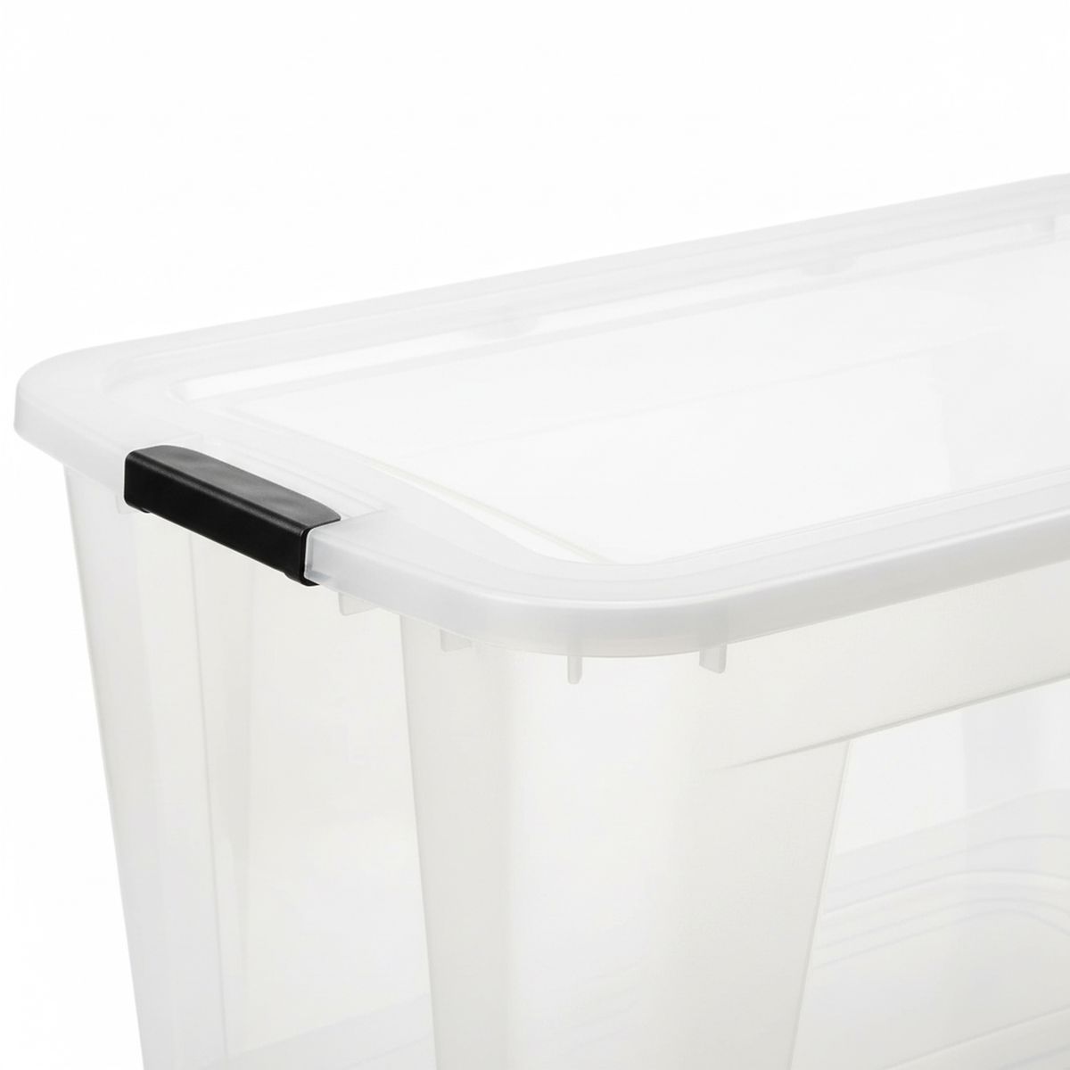 JUST HOME COLLECTION - Caja 47.4x34.5x77.5 cm 92 l Transparente