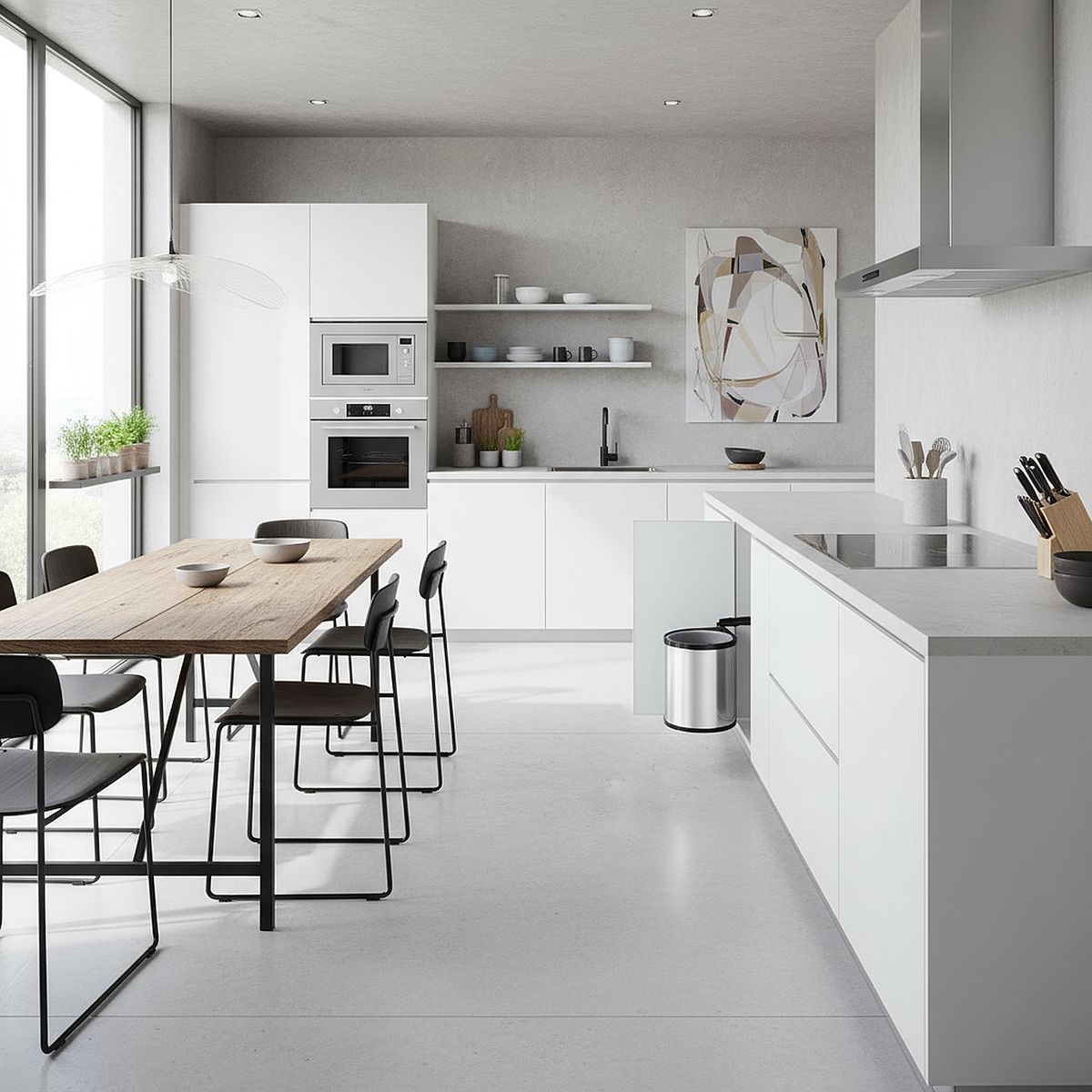 HBT - Basurero Litros Cromado