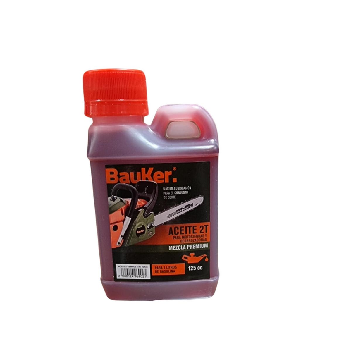 BAUKER - Aceite Bauker 2T 125 cc para 5 l bencina