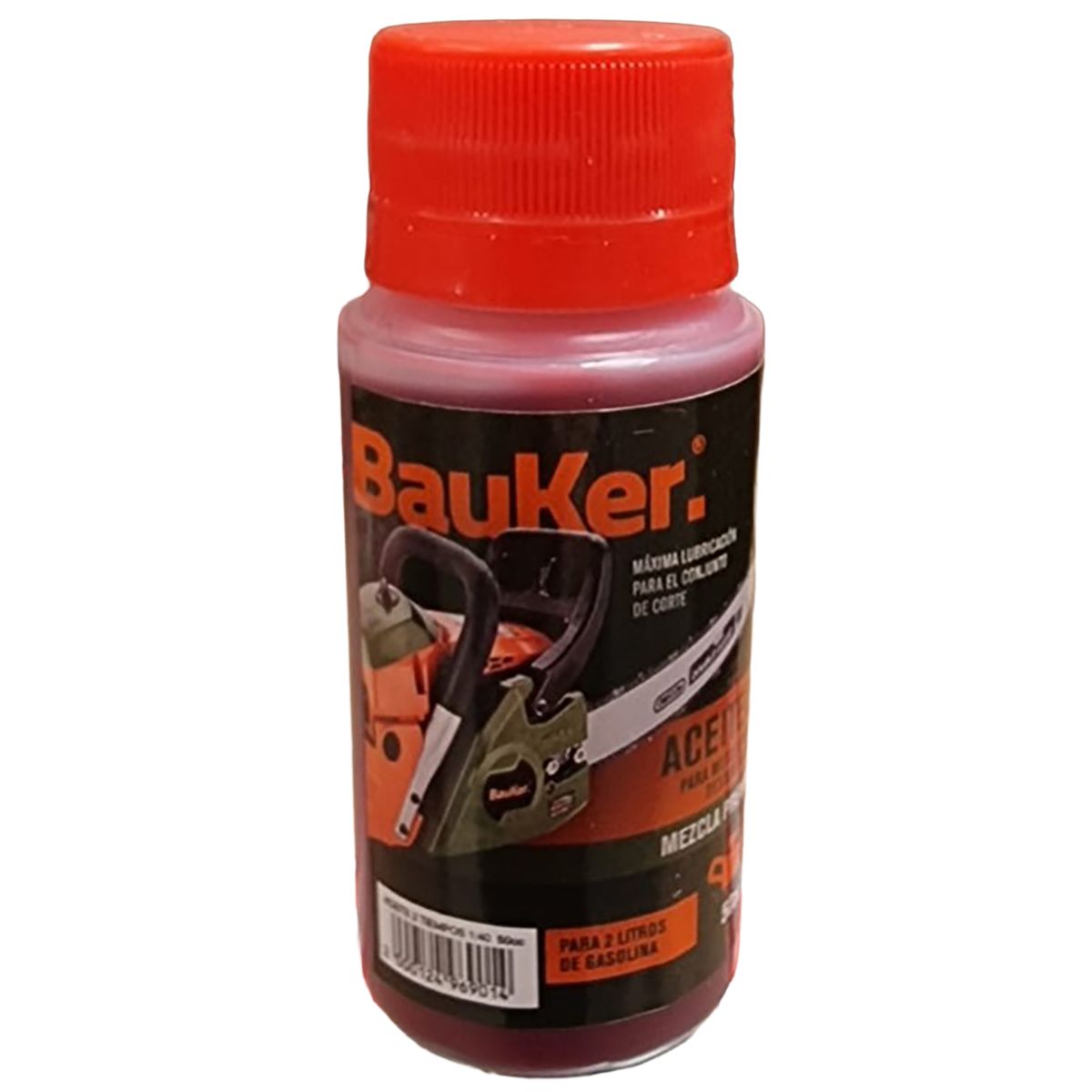 BAUKER - Aceite 2T 50 cc para 2 l bencina