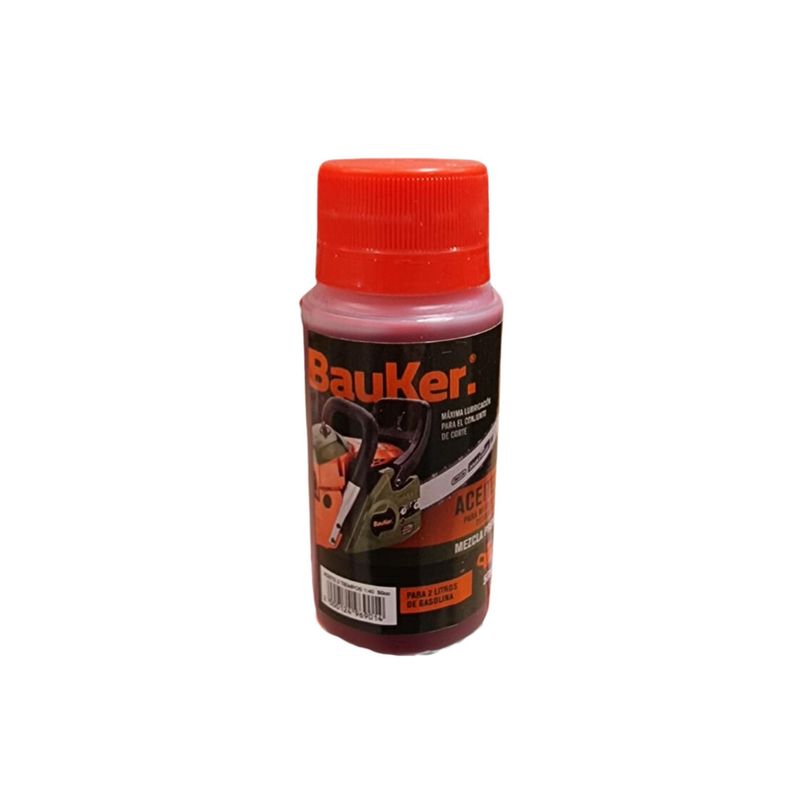 BAUKER - Aceite 2T 50 cc para 2 l bencina
