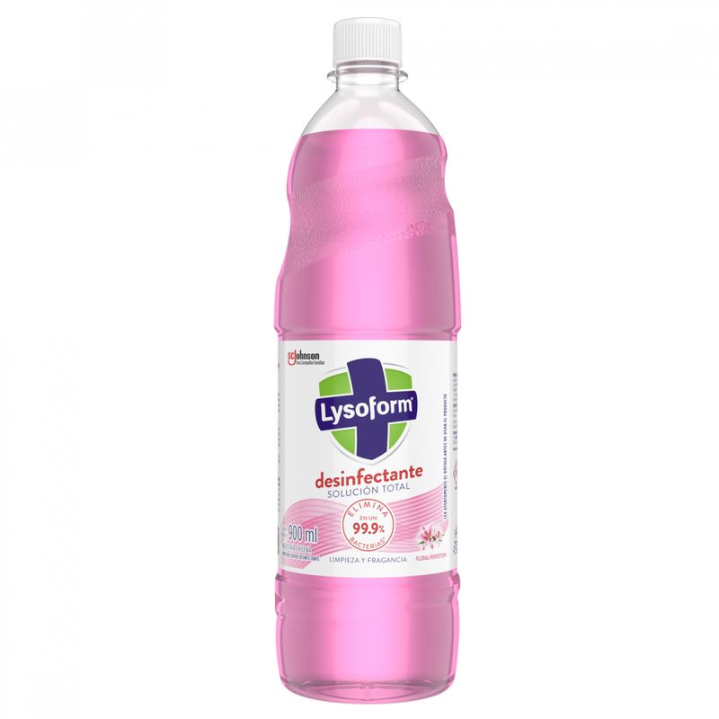 LYSOFORM - Limpiador de piso desinfectante 900 cc. aroma floral