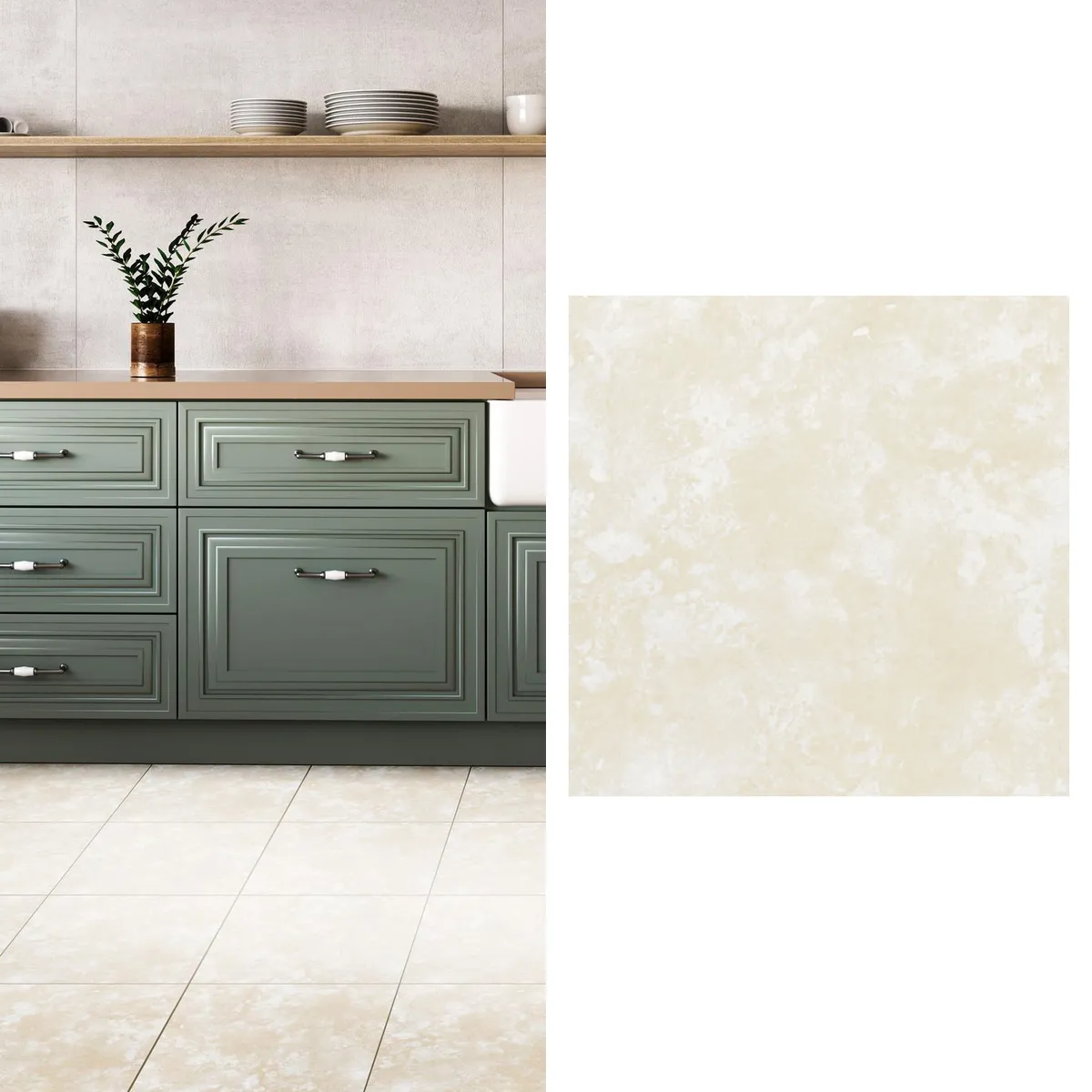 Cerámica 33x33 cm Cima Beige 2.07 m2, marca CORDILLERA - Foto Principal