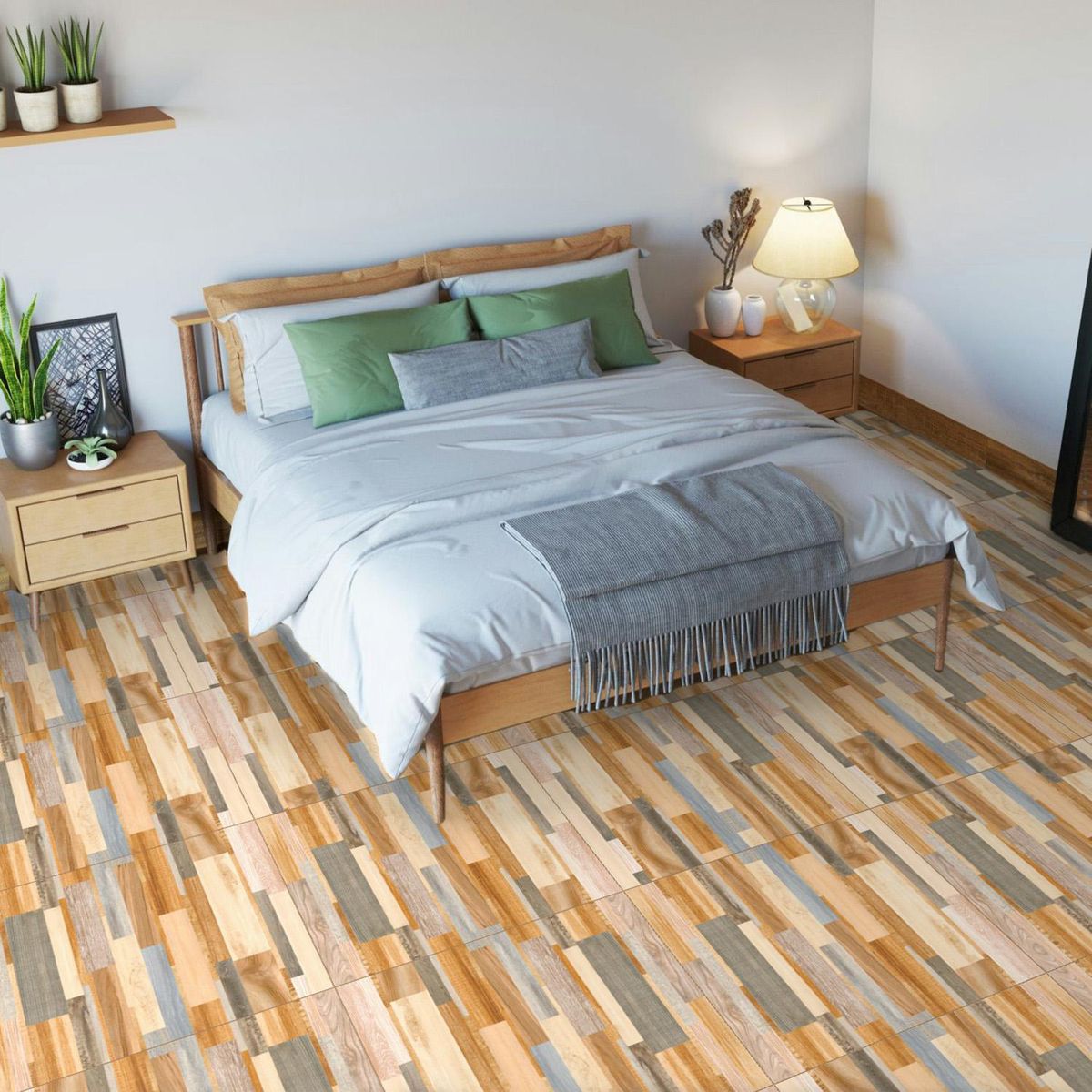 CORDILLERA - Cerámica 45x45 cm Madera Murcia Mix Beige 2.29 m2