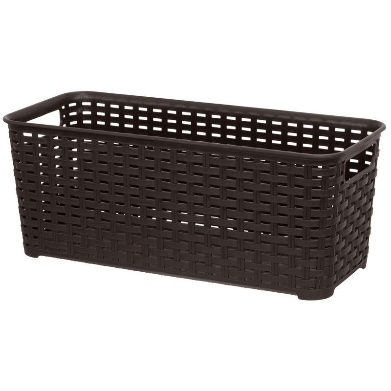 REYPLAST - Canastilla 14.9x13.5x34.3 cm 5.5 l Marrón