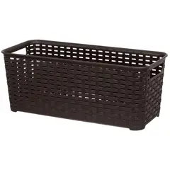 REYPLAST - Canastilla 14.9x13.5x34.3 cm 5.5 l Marrón
