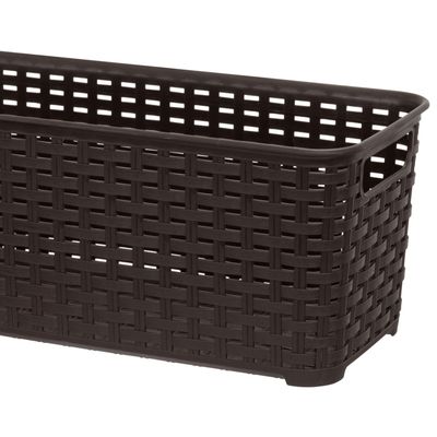 Imagen 2 del producto Canastilla 14.9x13.5x34.3 cm 5.5 l Marrón