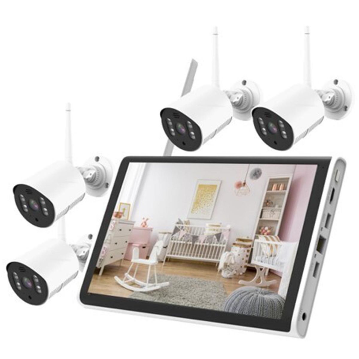 BASH - Kit Wifi Tablet 3MP 4 canales C/SD