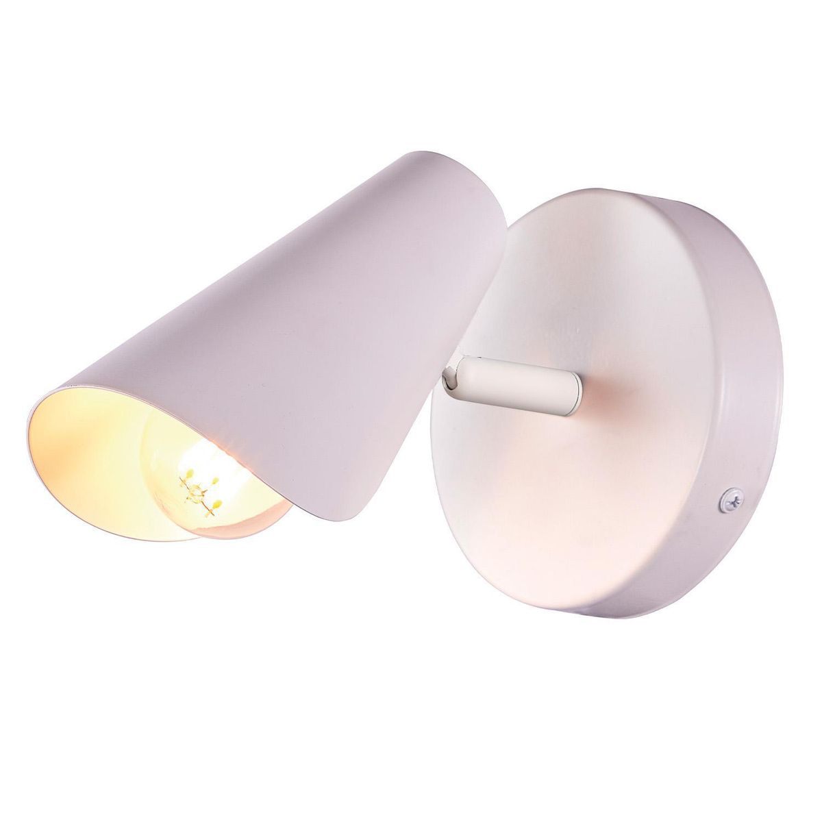 BP ILUMINACION - Foco Sobrepuesto Rossi 1 Luz Metal Blanco 40 W