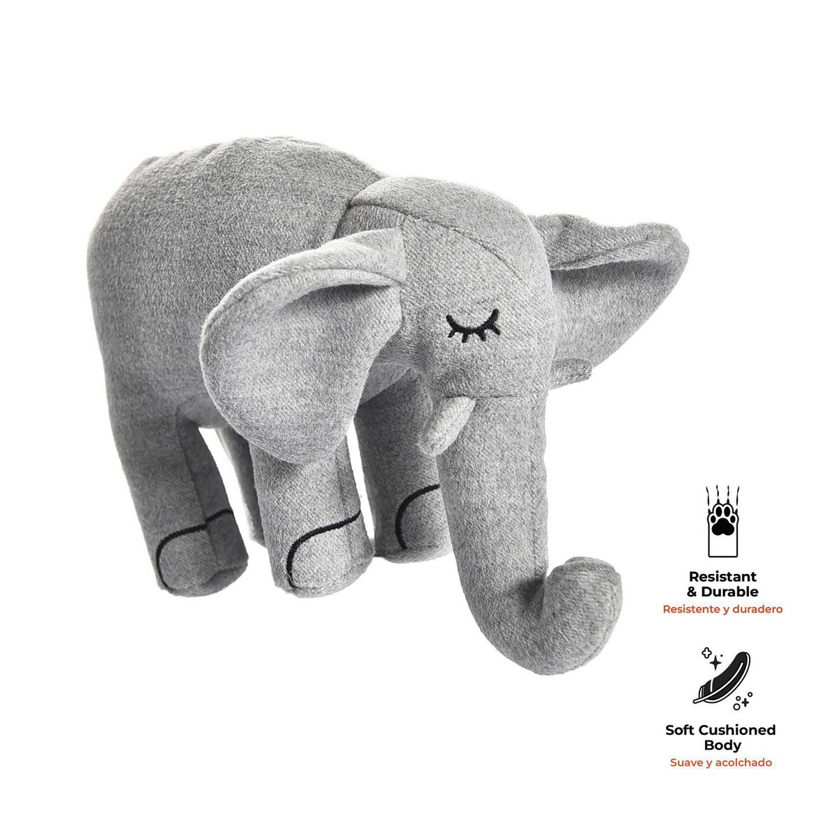 URBAN PET - Juguete para Perro Peluche de Elefante con Sonido