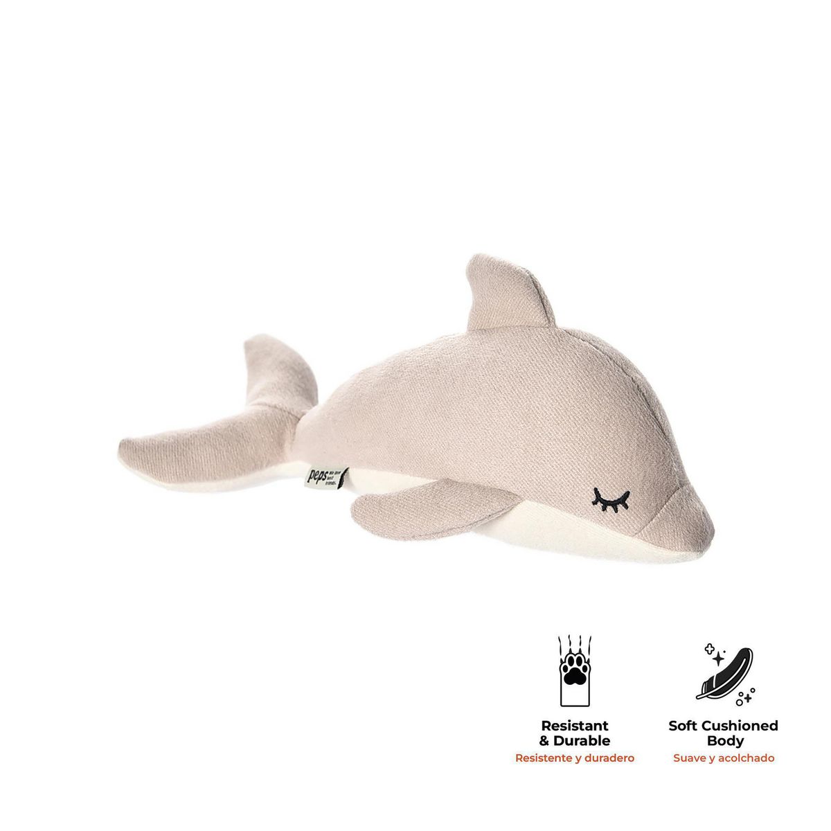 URBAN PET - Juguete para Perro Peluche de Delfin con Sonido