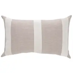 ATMOSPHERA HOME - Cojín Tri Patch 30x50 cm Crudo / Blanco