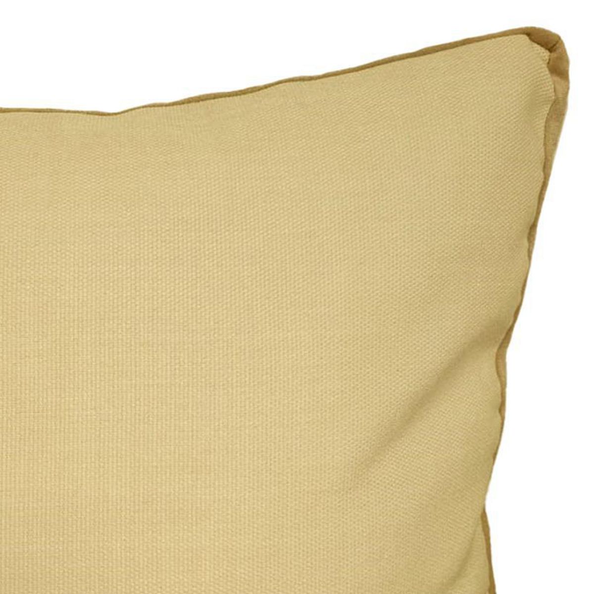 ATMOSPHERA HOME - Cojín Lino Borde Felpa Crudo 55x55 cm