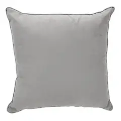 ATMOSPHERA HOME - Cojín Felpa Plata 50x50 cm
