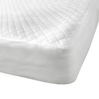 Cubrecolchón 1 plaza Blanco