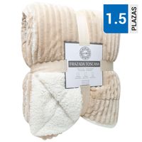 Frazada Toscana 1.5 plazas Hueso