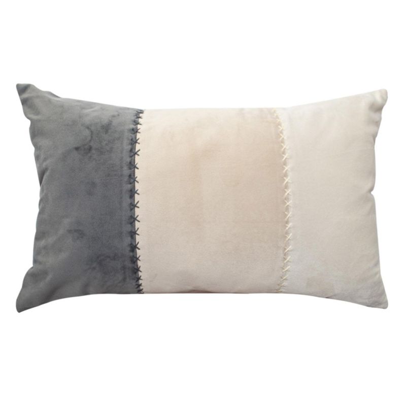 MERIGGI - Cojín Decorativo Beige 30x20 cm