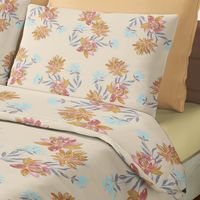 Set de sabana Lilium 1 plaza 144 Hilos Bronce