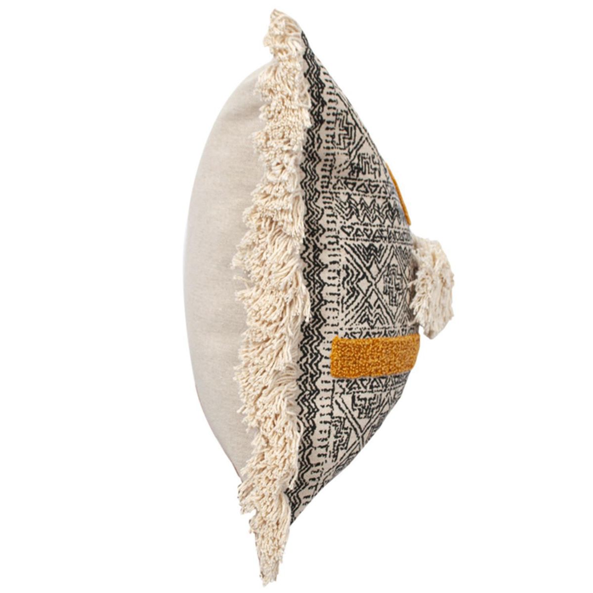 MERIGGI - Cojín Decorativo Beige 30x20 cm