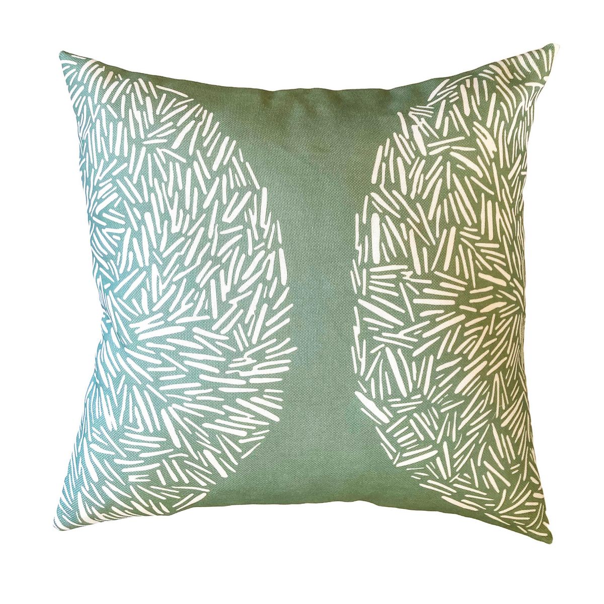 INES JOHNSON - Cojín Boho Salvia Verde y crudo 44x44 cm