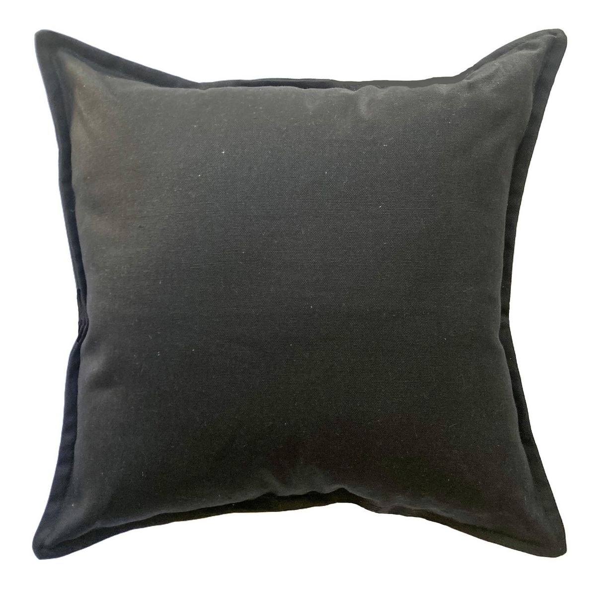 INES JOHNSON - Cojín Liso Negro 44x44 cm