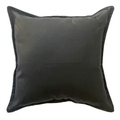 INES JOHNSON - Cojín Liso 44x44 cm Negro