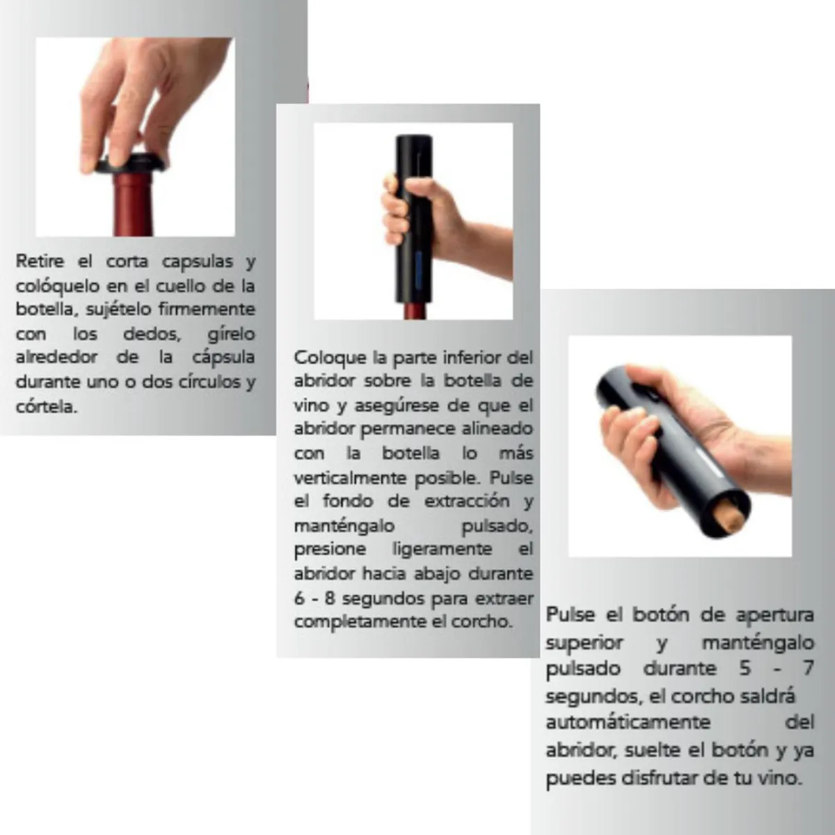 GENERICO - Descorchador Eléctrico