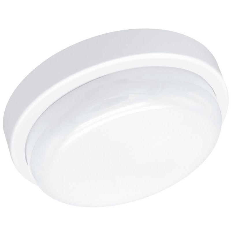 MEGABRIGHT - Plafón Led Plástico Blanco 12 W 13.5 cm