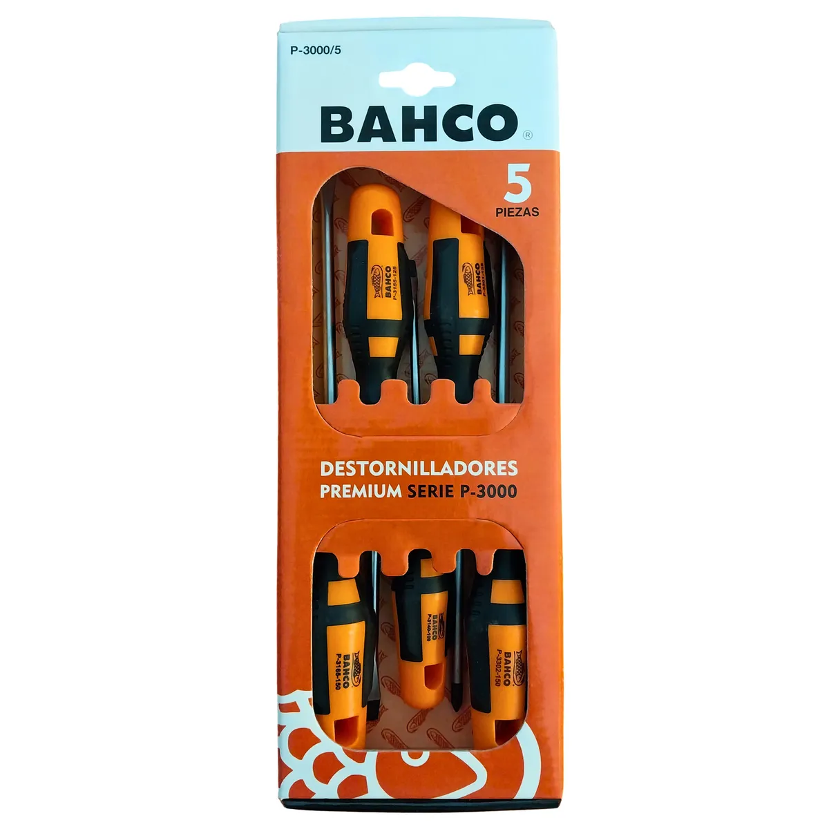 BAHCO - Set 5 atornilladores