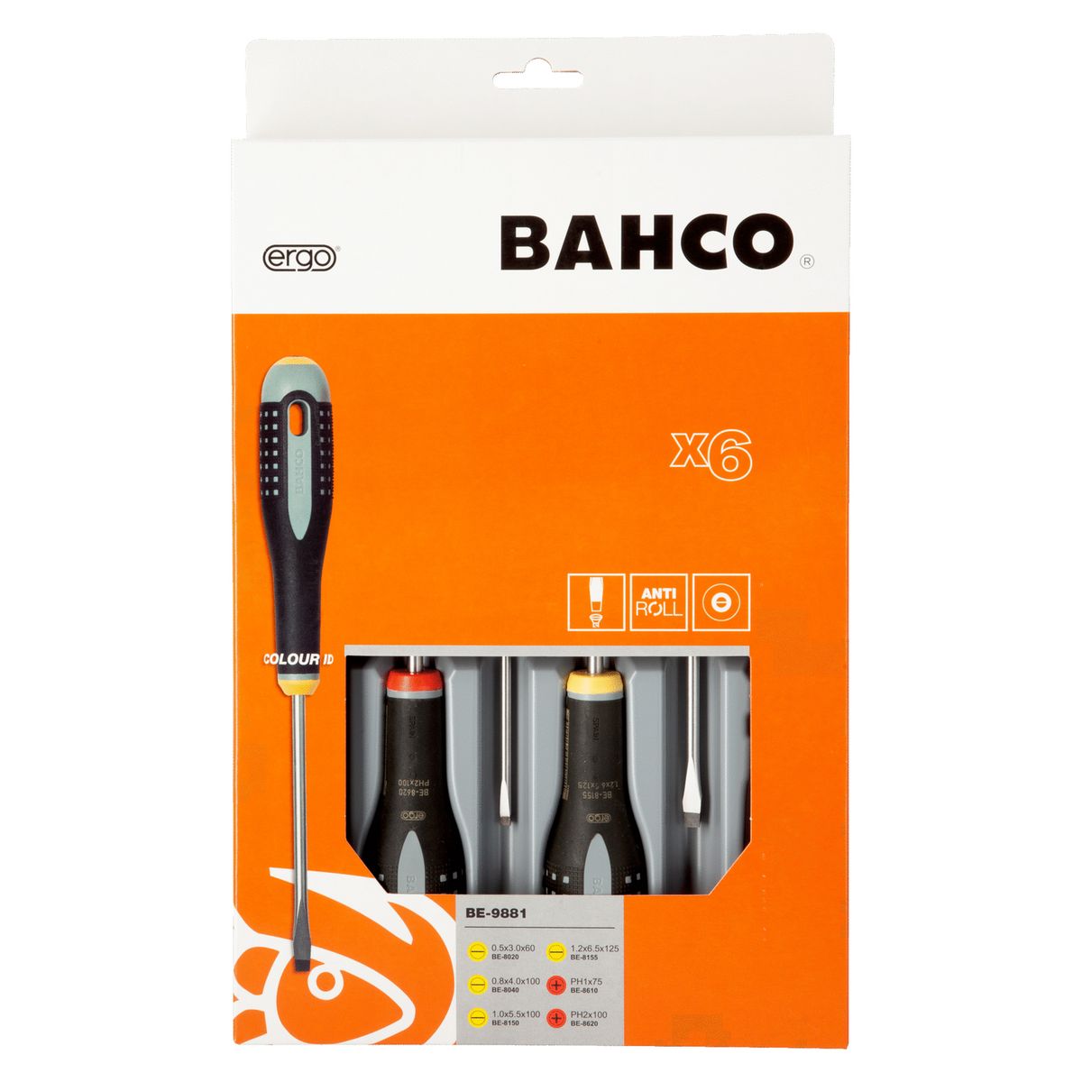 BAHCO - Set 6 atornilladores