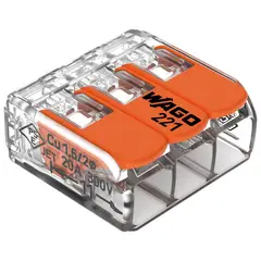 WAGO - Pack 4 conector 3 cables