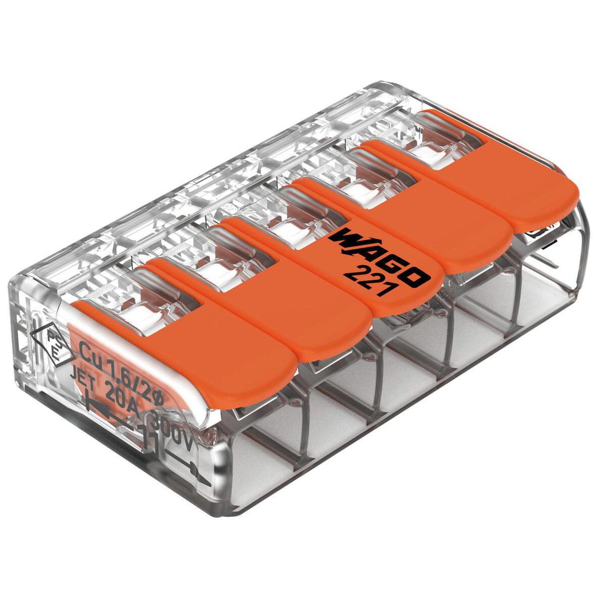 WAGO - Pack 4 conector 5 cables