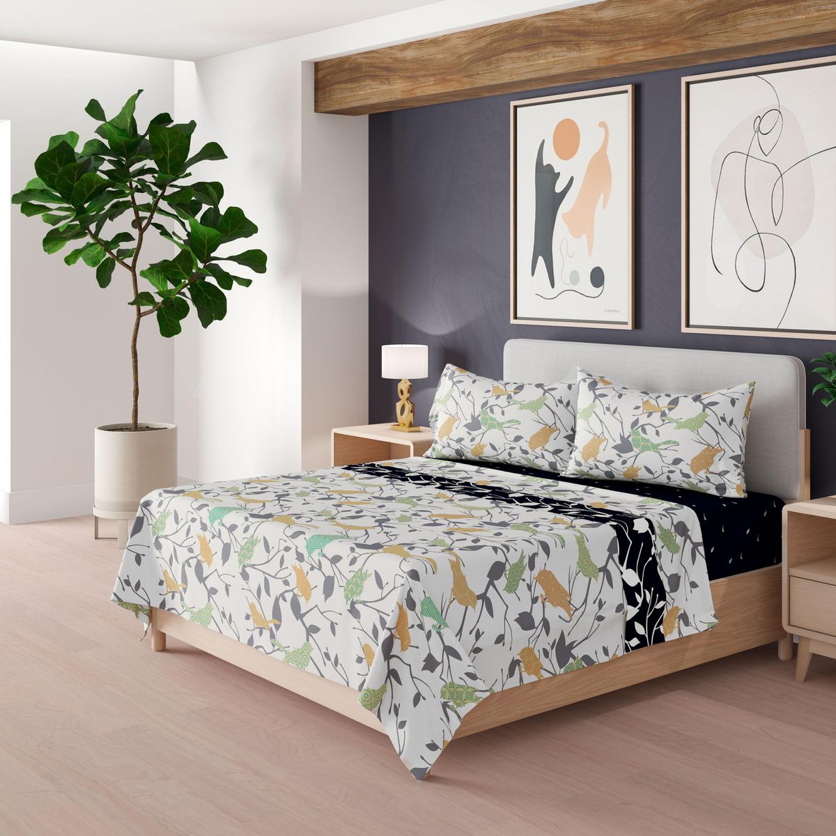 DORAL - Juego Sábanas 200 Hilos Primavera