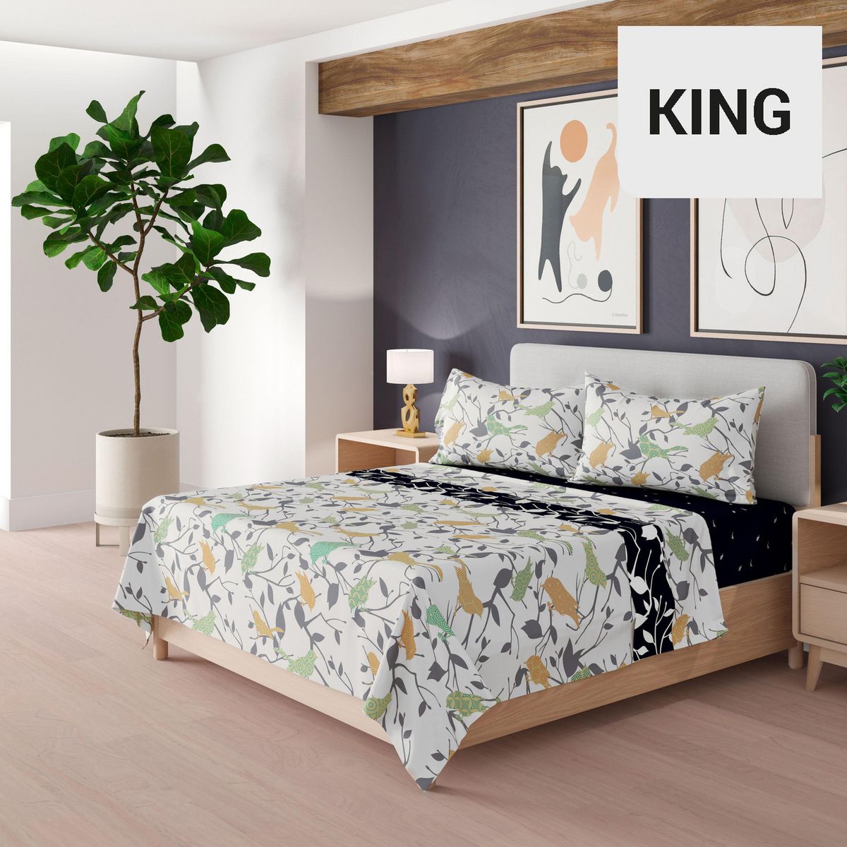 DORAL - Juego Sábanas 200 Hilos Primavera