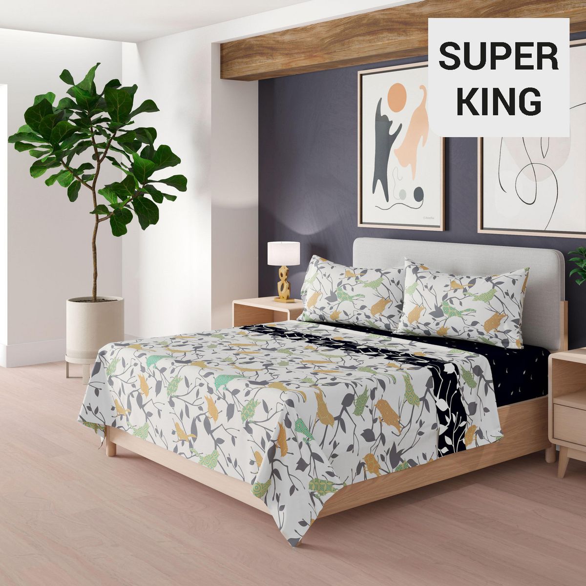 DORAL - Juego Sábanas 200 Hilos Primavera