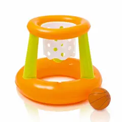 LIVE SPORT - Juego Aro Flotante de Basquetbol Naranjo 67x55x67 cm