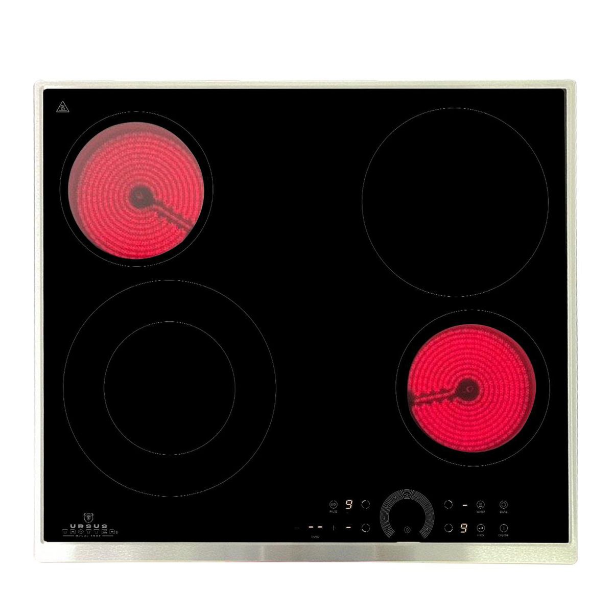 URSUS TROTTER - Encimera Vitrocerámica 4 Platos Negro UT-VCT 4P